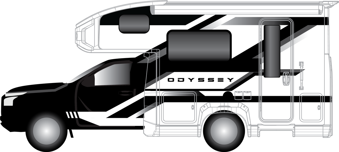 Odyssey Motorhome Layout Graphic